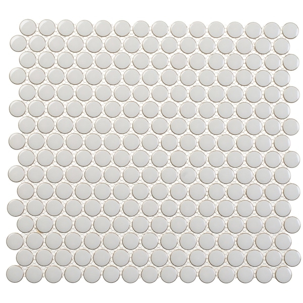 Andova Tiles Alpin-Breezo 1 in. x 1 in. Porcelain Penny Round Mosaic Wall and Floor Tile Andova Tiles - main